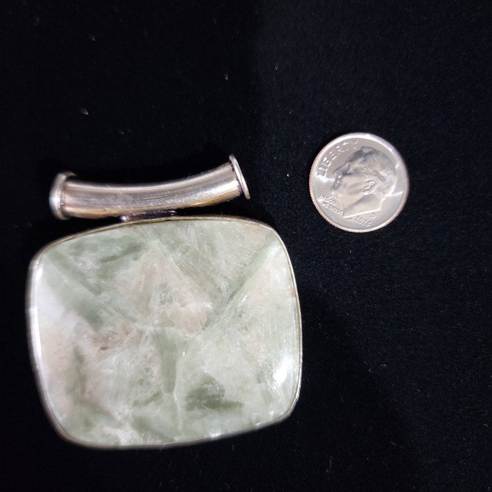 Aqua Serpentine Pendant